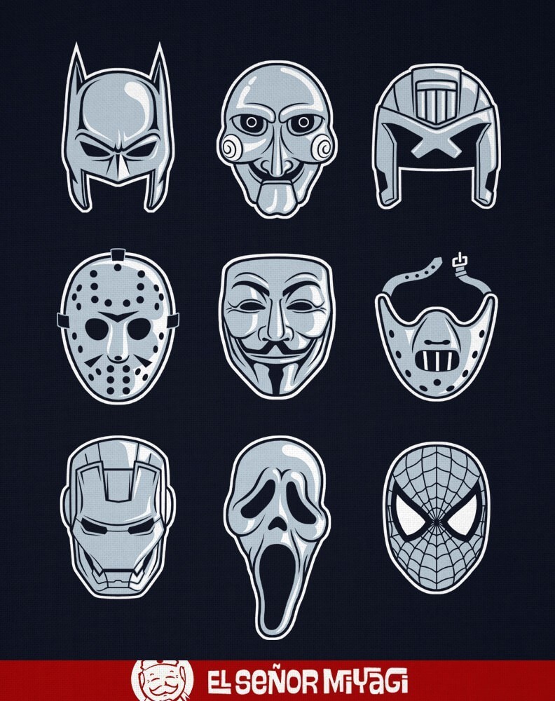Camiseta Máscaras - CHICOS - 1