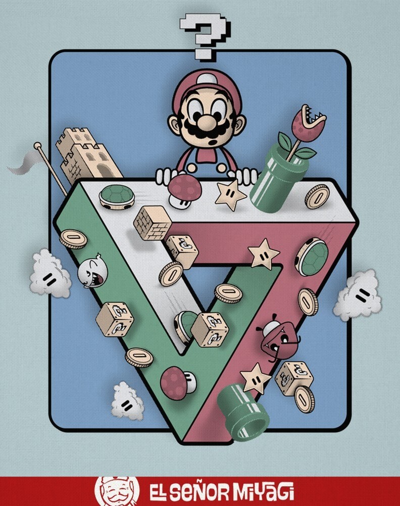 Impossible Mario tshirt - MEN - 1 Impossible Mario tshirt - MEN - 1