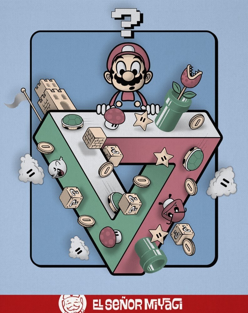 Impossible Mario t-shirt kids - KIDS - 1 Impossible Mario t-shirt kids - KIDS - 1