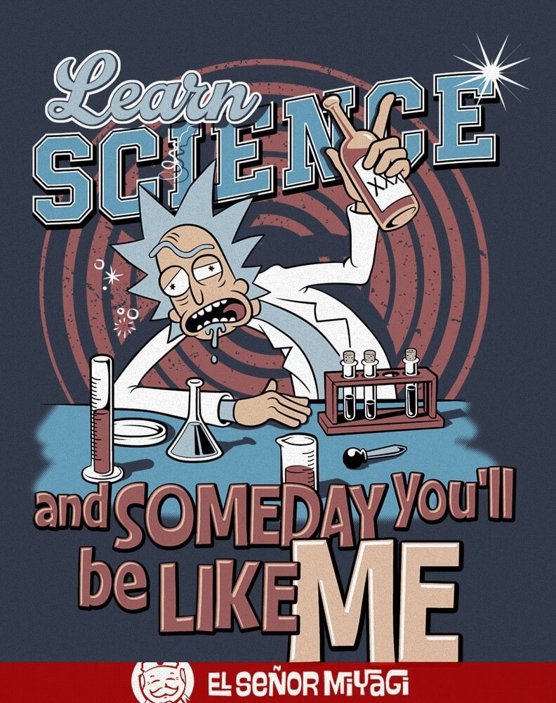 Camiseta Rick-Science - CHICOS - 1