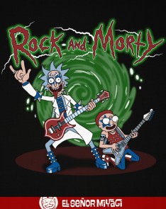 Rock and Morty tshirt girl - WOMEN - 1
