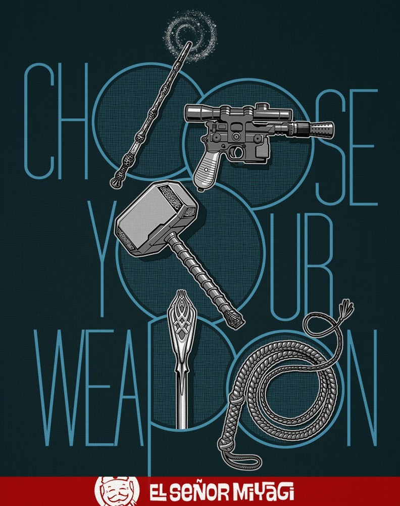 Choose Your Weapon tshirt - MEN - 1 Choose Your Weapon tshirt - MEN - 1
