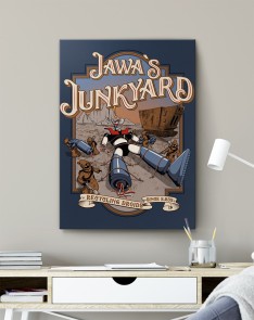 Jawa's Junkjard - 50x70cm Canvas on frame - PICTURES AND PRINTS - 1