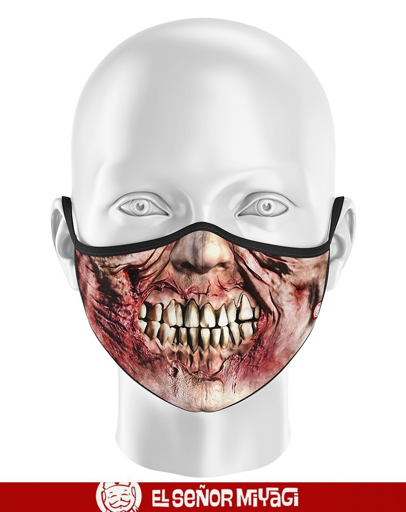 Zombie - Mascarilla reutilizable homologada - MASCARILLAS - 1 Zombie - Mascarilla reutilizable homologada - MASCARILLAS - 1