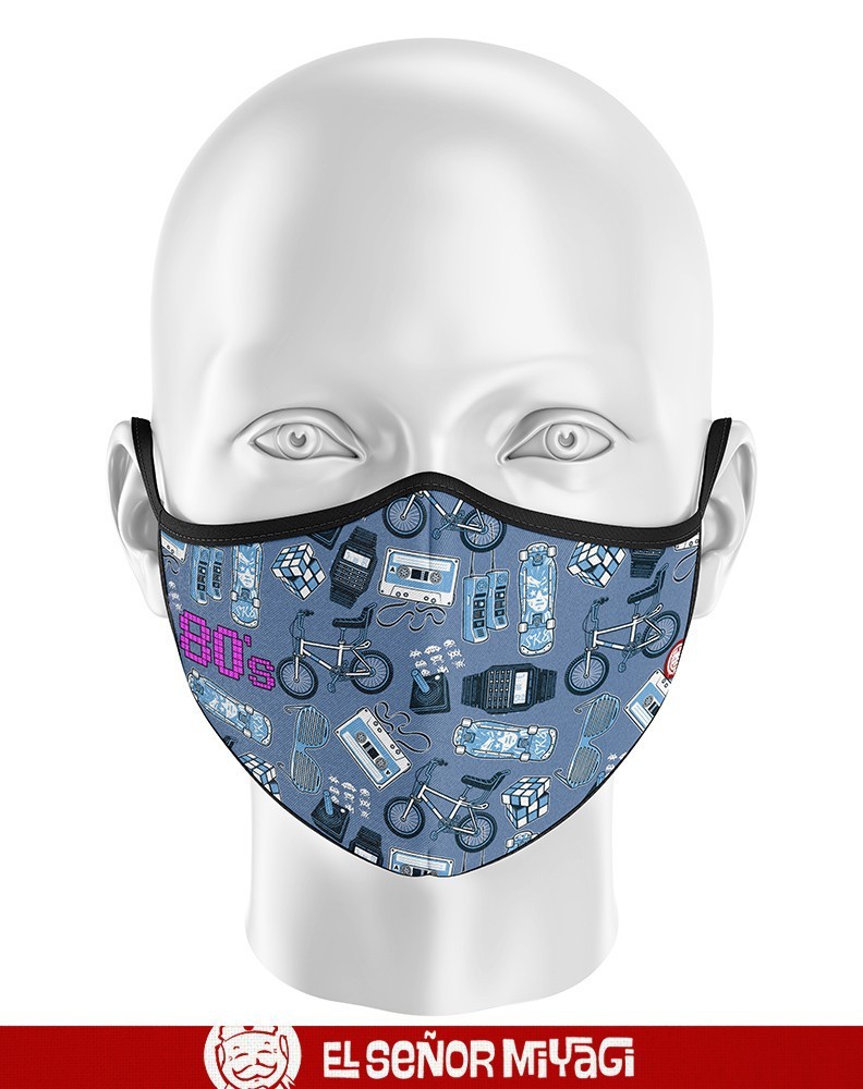 80s Lover - Mascarilla reutilizable homologada - MASCARILLAS - 1 80s Lover - Mascarilla reutilizable homologada - MASCARILLAS - 1