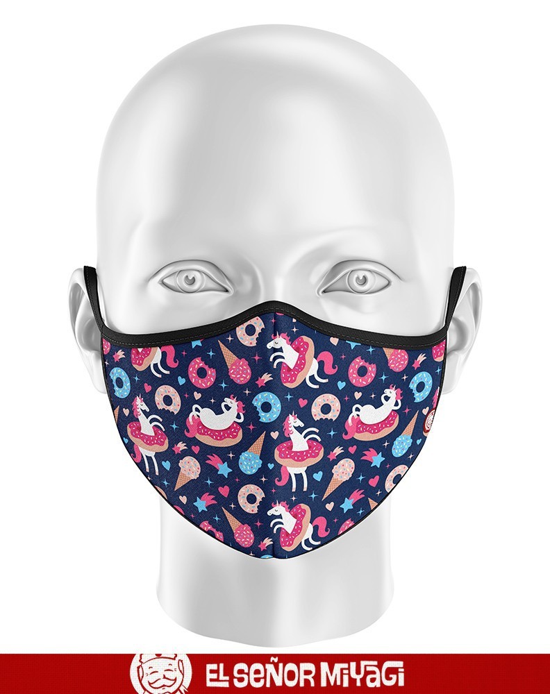 Unicornio - Mascarilla reutilizable homologada - MASCARILLAS - 1 Unicornio - Mascarilla reutilizable homologada - MASCARILLAS - 1