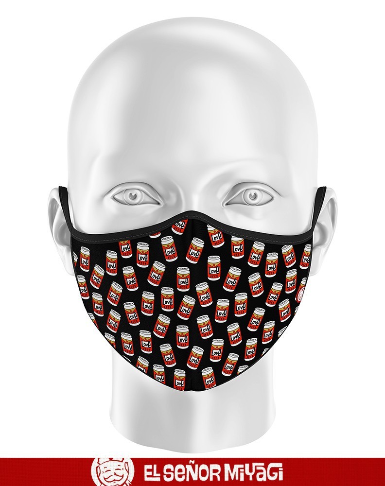 Love Beer - Mascarilla reutilizable homologada - MASCARILLAS - 1 Love Beer - Mascarilla reutilizable homologada - MASCARILLAS - 1