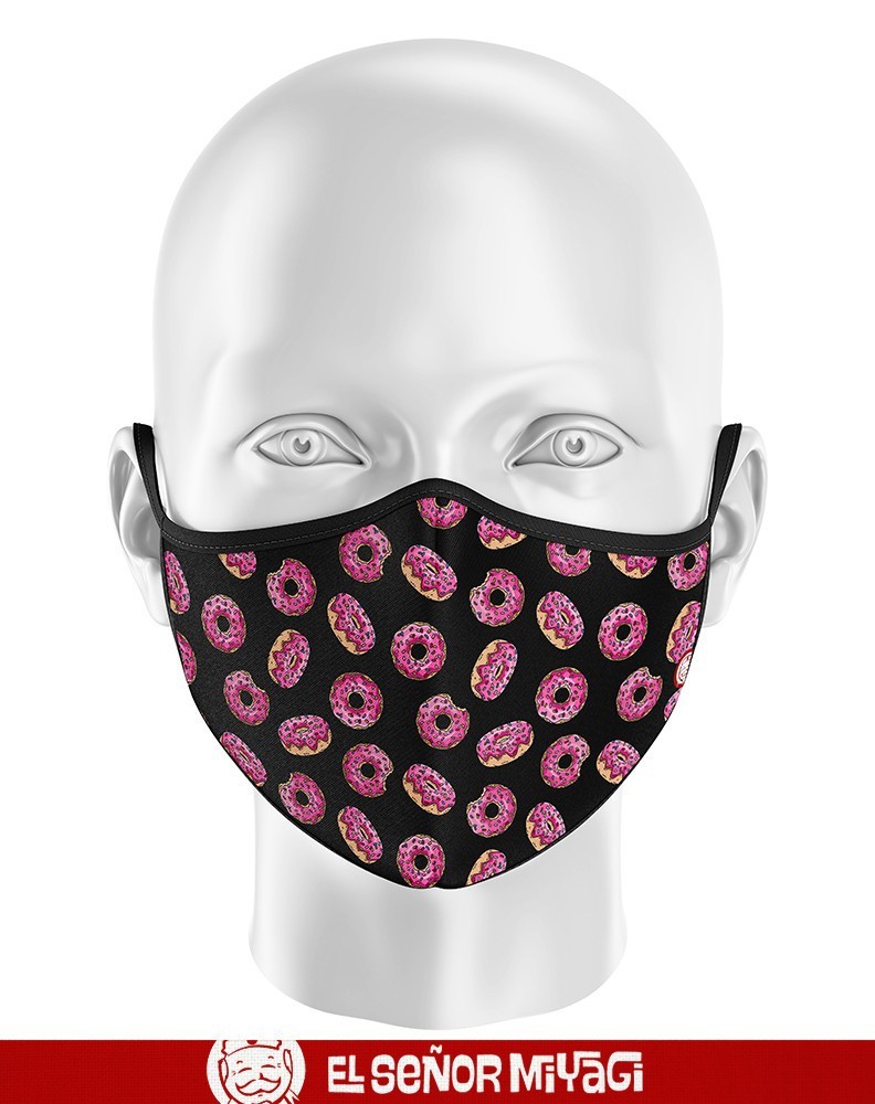 DONUT FACE MASK KIDS SIZE - FACE MASKS - 1 DONUT FACE MASK KIDS SIZE - FACE MASKS - 1