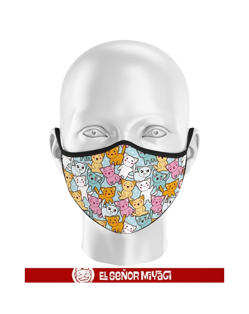 Kitten Mask KIDS SIZE - FACE MASKS - 1 Kitten Mask KIDS SIZE - FACE MASKS - 1