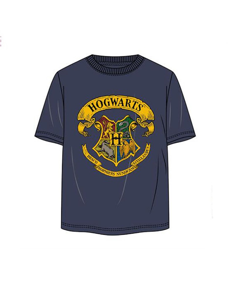 HOGWARTS LOGO T-SHIRT- HARRY POTTER - MEN - 1 HOGWARTS LOGO T-SHIRT- HARRY POTTER - MEN - 1