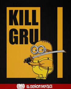 Kill Gru Black tshirt - WOMEN - 1