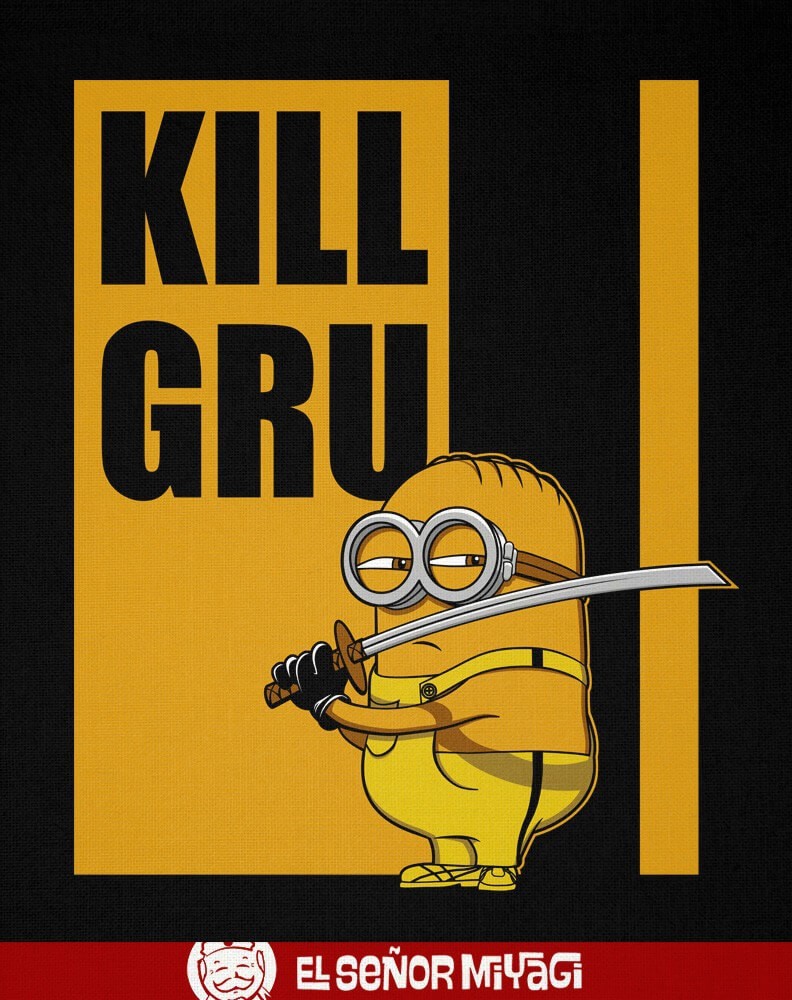 Kill Gru Black tshirt - WOMEN - 1