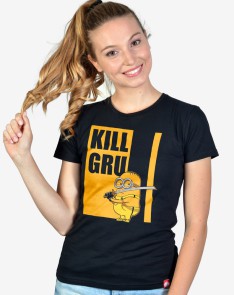 Kill Gru Black tshirt - WOMEN - 2