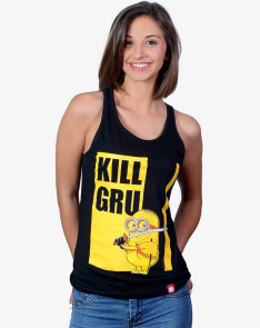 Camiseta Kill Gru Tirante Negro - CHICAS - 2