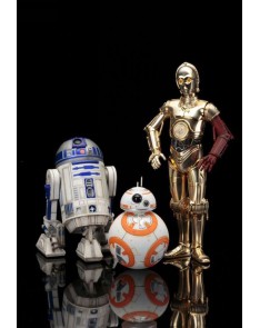 Star Wars Episode VII: Pack 3 Estatuas ARTFX 1/10 C-3PO & R2-D2 & BB-8.