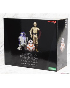 Star Wars Episode VII: Pack 3 Estatuas ARTFX 1/10 C-3PO & R2-D2 & BB-8.