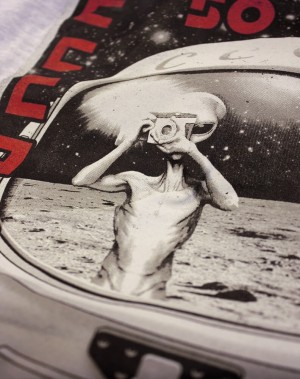Camiseta Astro Alien chica Vista 3