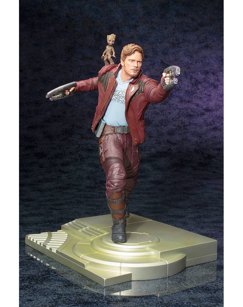 STAR-LORD CON GROOT FIGURA 32 CM MARVEL GUARDIANS OF THE GALAXY