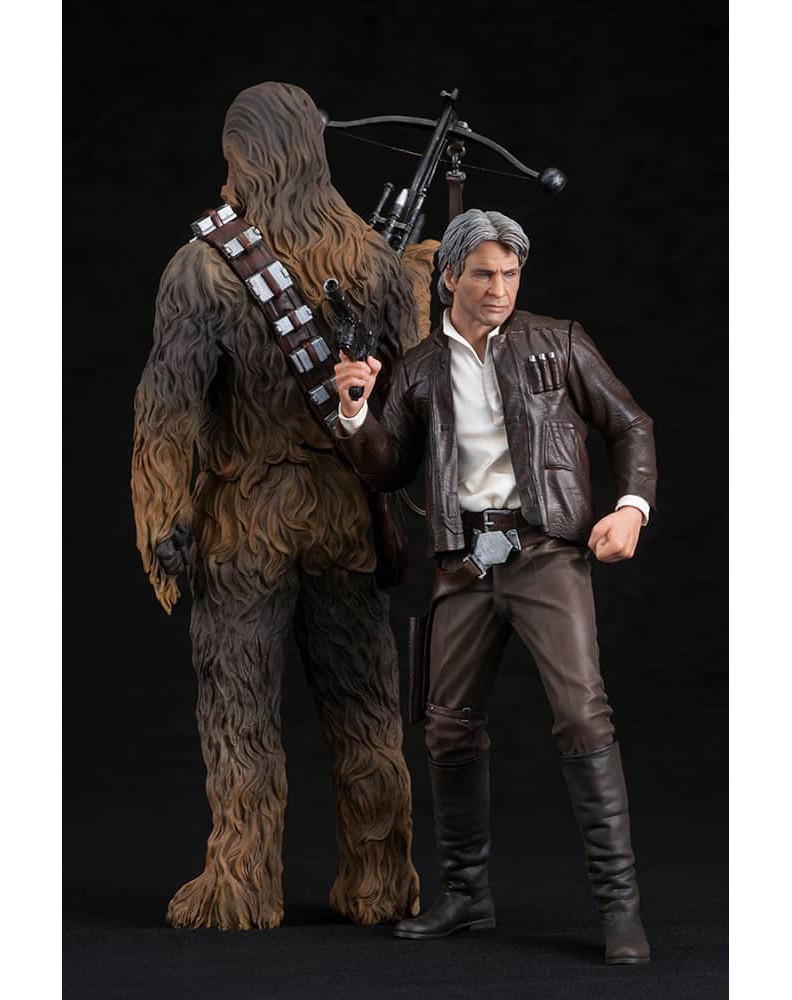 HAN SOLO & CHEWBACCA PACK 2 FIGURAS 20 Y 23 CM STAR WARS T Vista 2