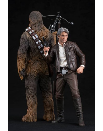 HAN SOLO & CHEWBACCA PACK 2 FIGURAS 20 Y 23 CM STAR WARS T Vista 2