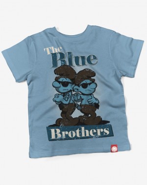 Camiseta Blue Brothers Niño Vista 2