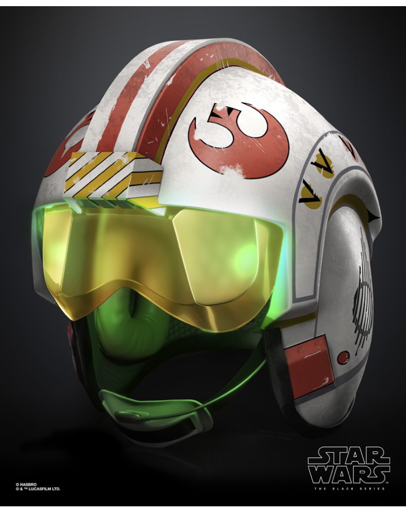 Luke Skywalker Electronic Helmet. Star Wars Black Series Vista 2