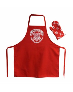 HOGWARTS LOGO APRON and mitten PACK