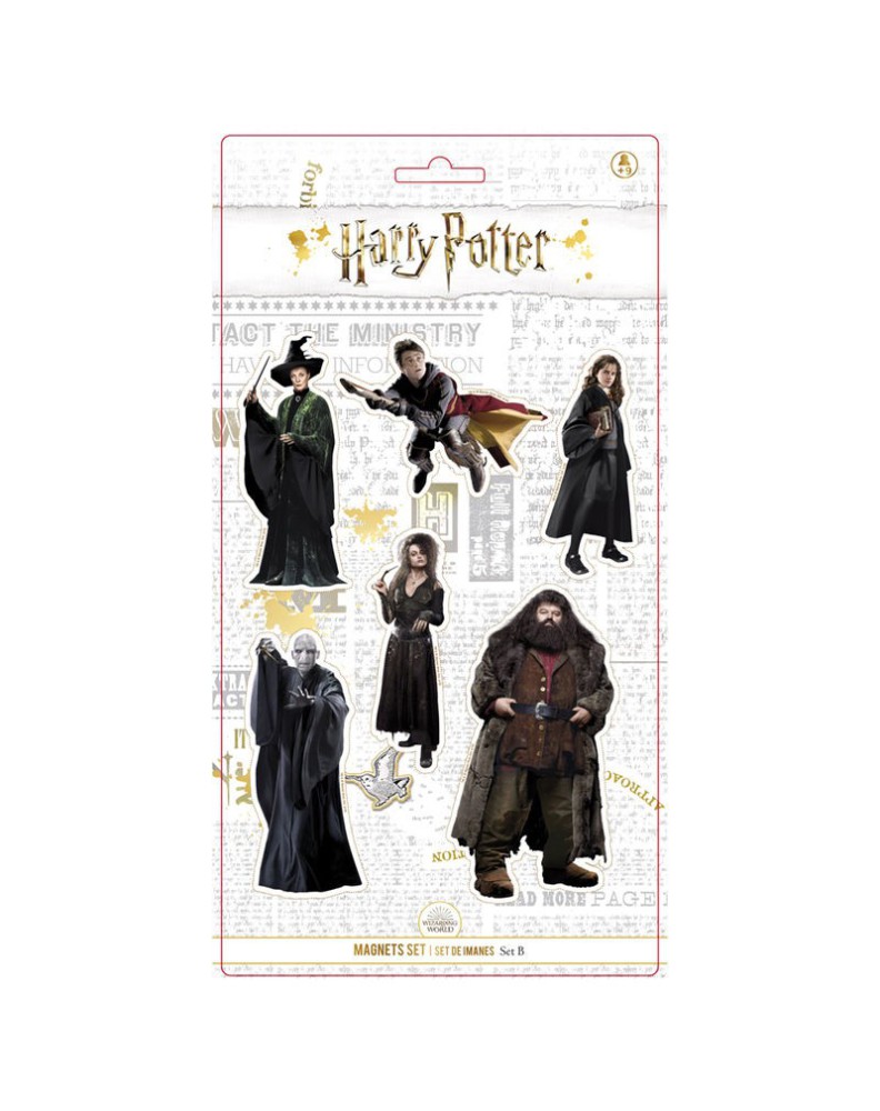 SET 6 REFRIGERATOR CHARACTERS HARRY POTTER