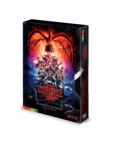 STRANGER THINGS VHS A5 NOTEBOOK