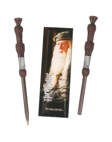 WAND PEN AND BOOKMARK HARRY POTTER DUMBLEDORE