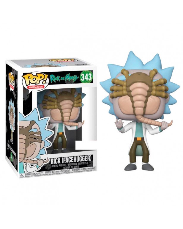 FIGURA FUNKO POP RICK & MORTY ALIEN FACEHUGGER RICK EXCLUSIVE FIGURA FUNKO POP RICK & MORTY ALIEN FACEHUGGER RICK EXCLUSIVE