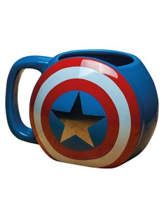 TAZA 3D CAPITAN AMERICA MARVEL