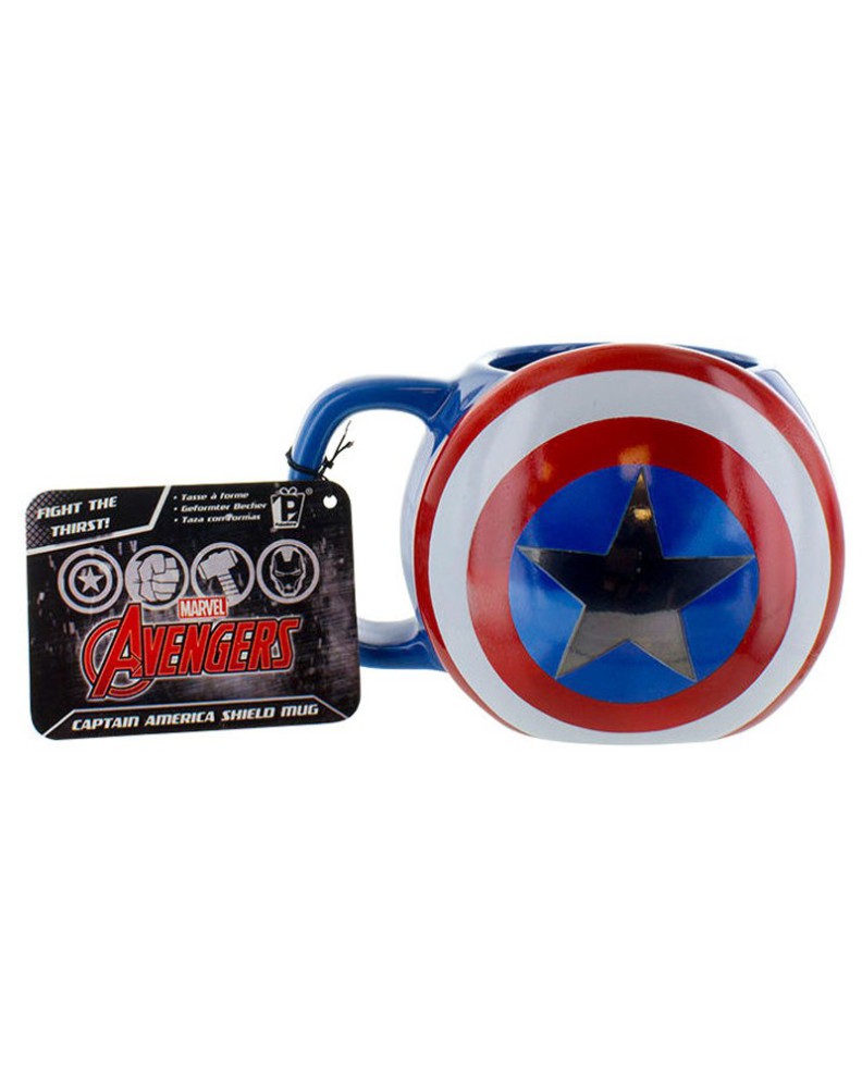 TAZA 3D CAPITAN AMERICA MARVEL Vista 2