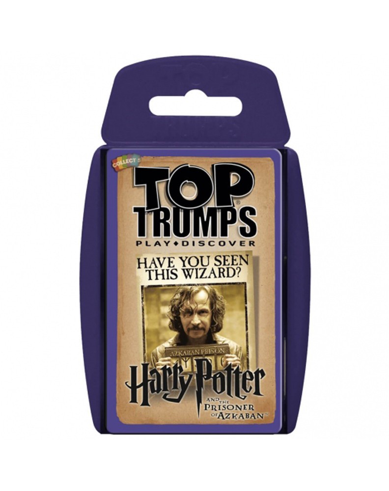 JUEGO CARTAS HARRY POTTER Y EL PRISIONERO DE AZKABAN TOP TRUMPS