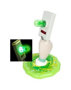 Rick & Morty Portal Gun Tabletop Or Wall Light Lamp View 3