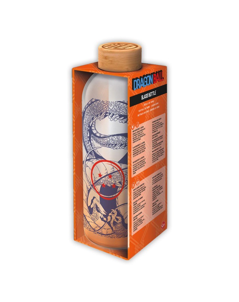 LARGE GLASS BOTTLE 1030 ML DRAGON BALL