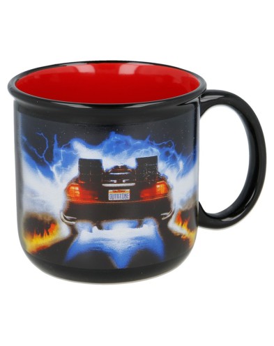 TAZA CERAMICA DESAYUNO 400 ML EN CAJA REGALO REGRESO AL FUTURO