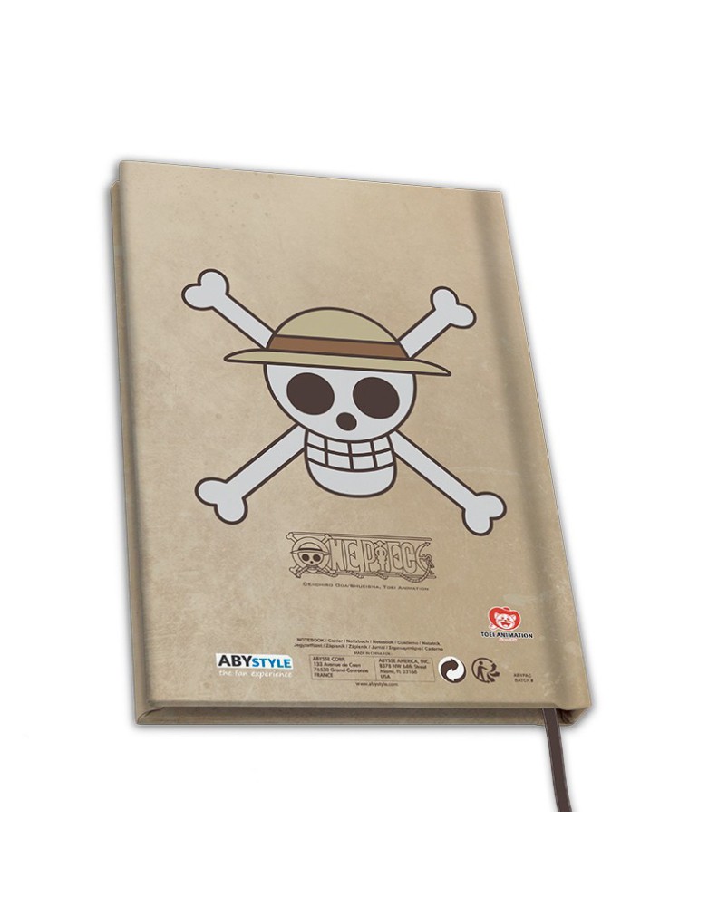 LIBRETA A5 WANTED LUFFY ONE PIECE Vista 2