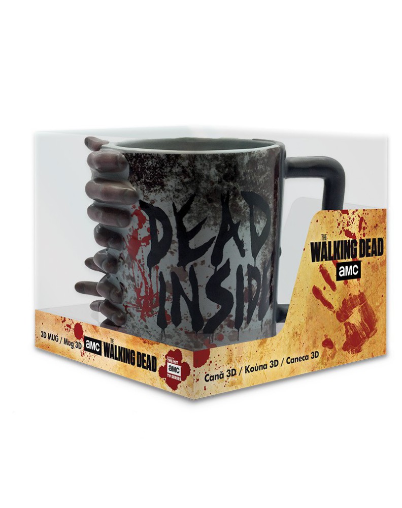 TAZA 3D DON'T OPEN DEAD INSIDE THE WALKING DEAD  Vista 4