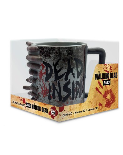 TAZA 3D DON'T OPEN DEAD INSIDE THE WALKING DEAD  Vista 4