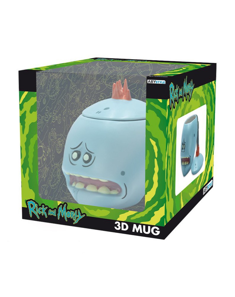 TAZA 3D MR. MEESEEKS RICK & MORTY  Vista 4