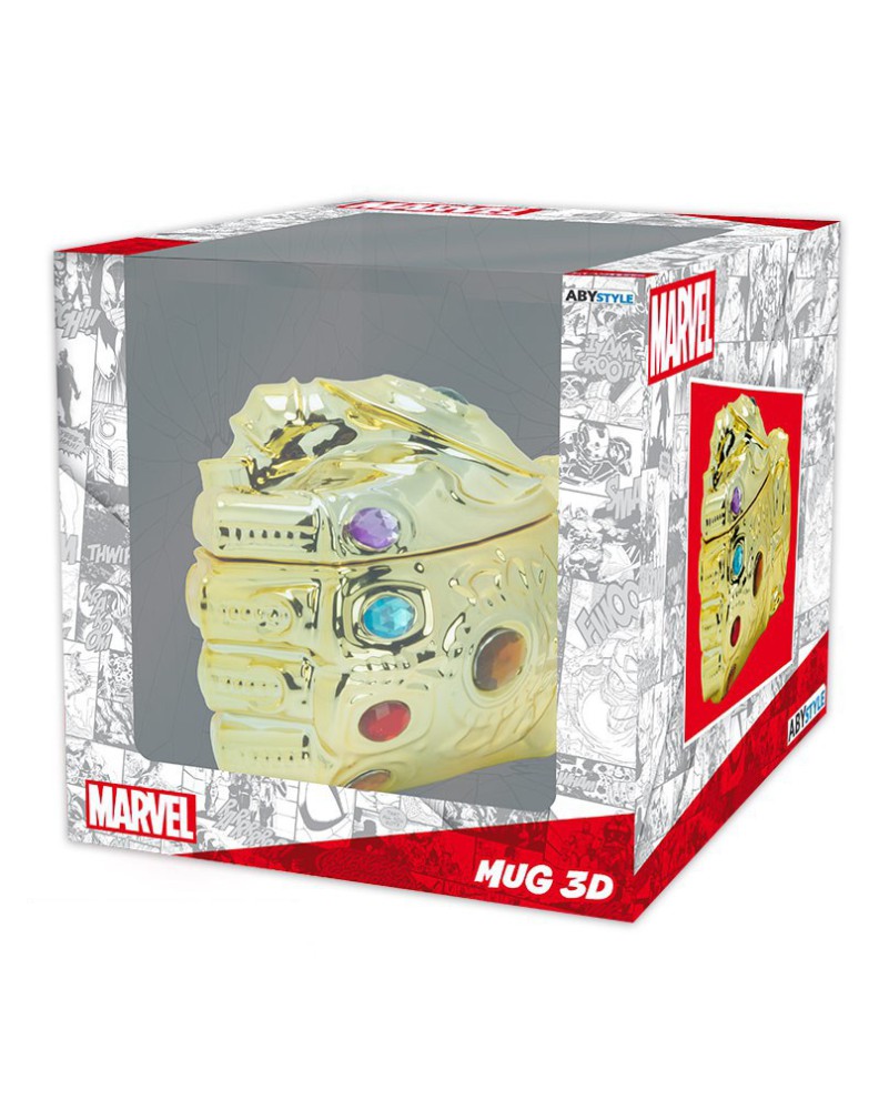 TAZA 3D THANOS GUANTE DEL INFINITO MARVEL  Vista 4