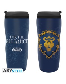 TAZA DE VIAJE ALLIANCE WORLD OF WARCRAFT 