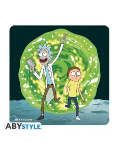 SET 4 COASTERS GENERIC RICK Y MORTY  Vista 4