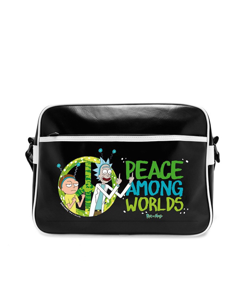 Messenger Bag "Peace" - Vinyl - RICK AND MORTY