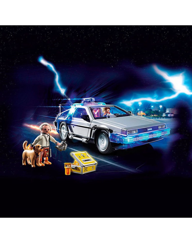 VEHICULO DELOREAN REGRESO AL FUTURO PLAYMOBIL Vista 4