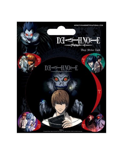JUEGO DE PEGATINAS DEATH NOTE VARIOS JUEGO DE PEGATINAS DEATH NOTE VARIOS