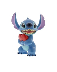 FIGURA DECORATIVA DE STITCH CON CORAZON 