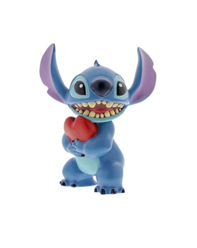 FIGURA DECORATIVA DE STITCH CON CORAZON 