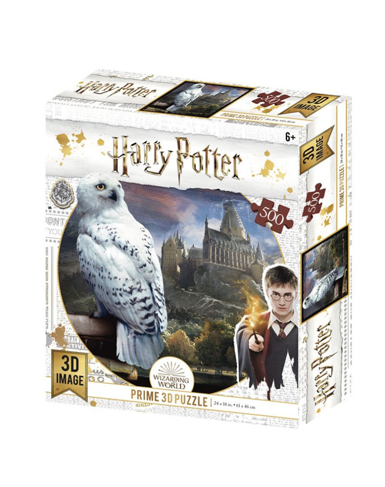 PUZZLE LENTICULAR HARRY POTTER HEDWIG 500 PIEZAS 